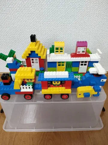 레고 기차와 집 세트 멀티컬러 7616