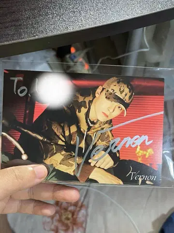 SEVENTEEN 세븐틴 Attacca 버논 사인