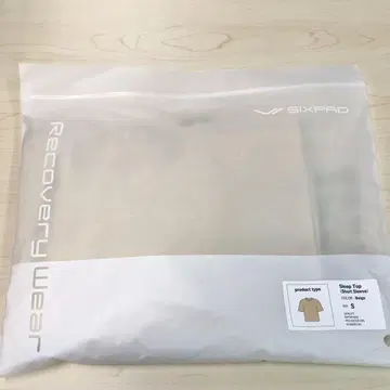 식스패드 리커버리 의류 슬립탑 반팔
