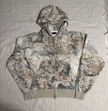 beams 페이드 카모 집업 후디 realtree