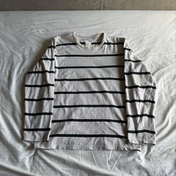 AGNES.B HOMME 90's france border L/S tee