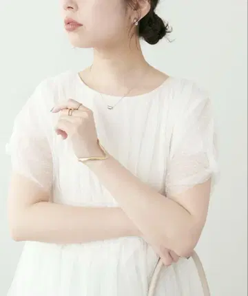내추럴 꾸뛰르 osono 튤 레이스 튜닉