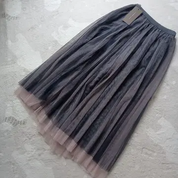 미사용 새상품 cawaii FRENCH PAVE 믹스 스커트
