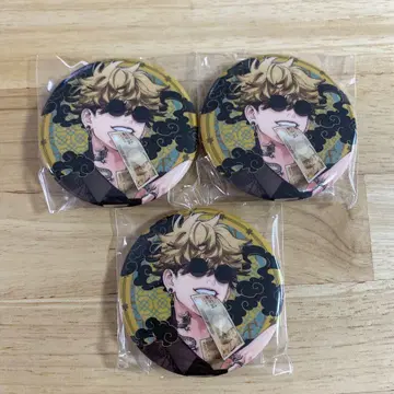 극락가 popup 캔뱃지 타츠오미 3점