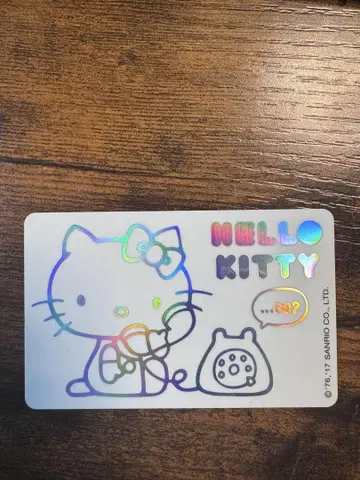 판매 종료 헬로키티 홀로그램 EasyCard 유유 카드