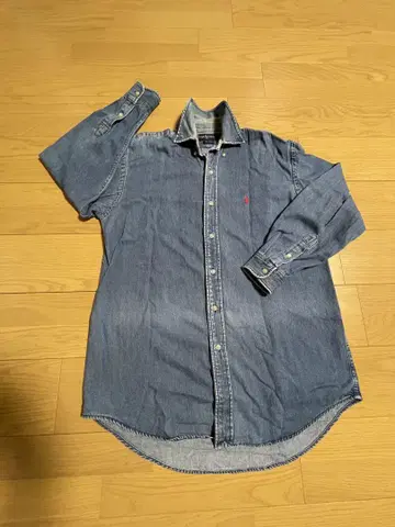 90년대 랄프 로렌 데님 셔츠 M 사이즈