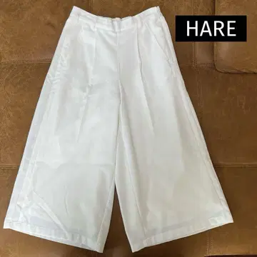 [ HARE ] 가우초 팬츠 화이트