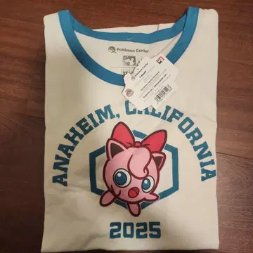 WCS 2025 애너하임 포켓몬 센터 한정판 푸딩 티셔츠 XS