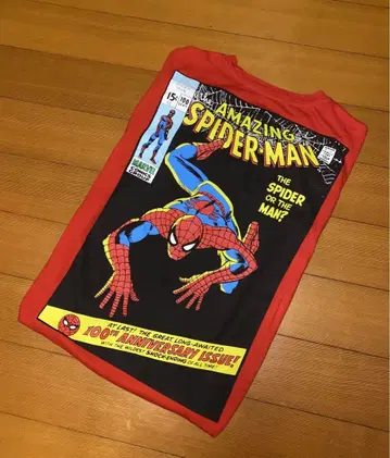 MARVEL 스파이더맨 롱T 양면 프린트 레어