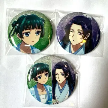 약사의 혼잣말 고베 마루이 팝업 물놀이 캔뱃지 A 3종