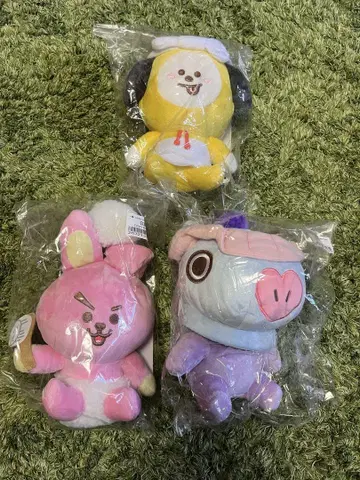 BT21 봉제 인형 MANG CHIMMY COOKY 세트 판매