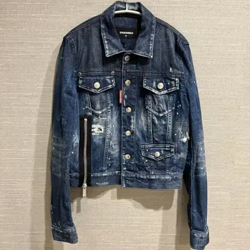 디스크 데님 자켓