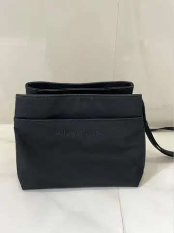 Shoulder card BAG(black x black logo)