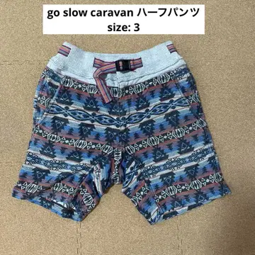 go slow caravan 하프 팬츠