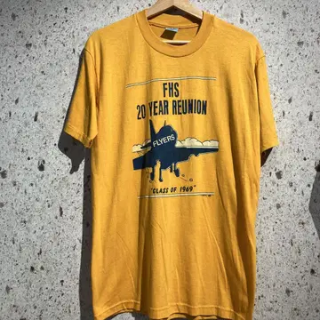80s FHS 20 YEAR REUNION 프린트 티셔츠 빈티지