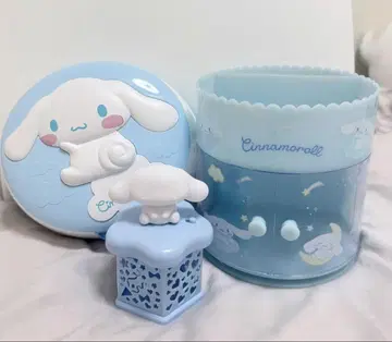 시나모롤 회전 화장품 랙 룸 라이트 물티슈 케이스
