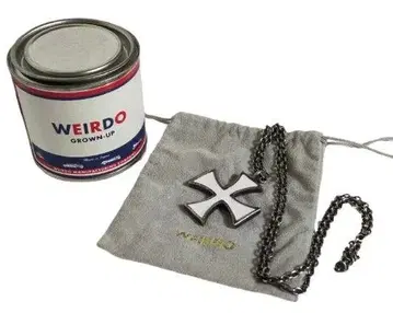 WEIRDO 위어드 빅 크로스 목걸이 SV925 아이언 크로스