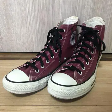 converse ALL STAR 버건디 US 10H 사이즈