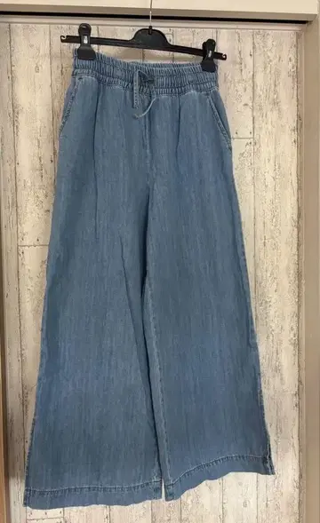 ZARA kids 라이트 블루 데님 와이드 팬츠 164