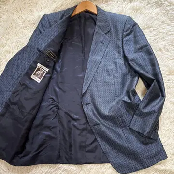 레어 벨베스트 [ 환상의 실크 100% ] 테일러드 자켓 헤링본 올 패턴