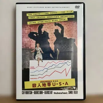 살인 지대 U S A DVD 새뮤얼 풀러