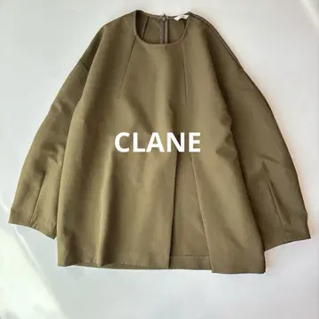 새상품급 CLANE 아치 컷 더블 크로스 상의