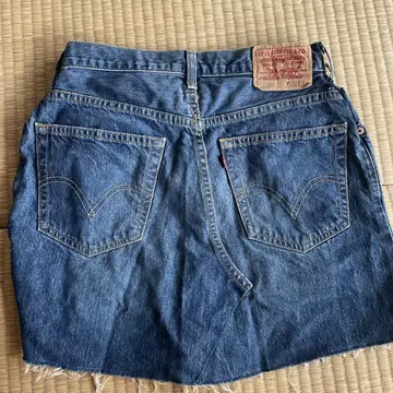 Levi's 559 리메이크 데님 스커트 W28 L34