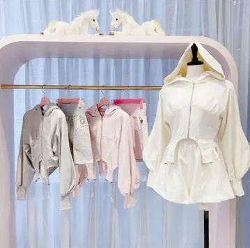 lilLilly 코르셋 후드티 숏팬츠 셋업