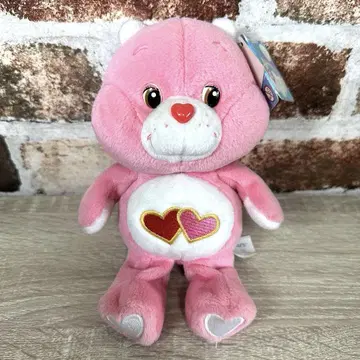 Care Bears 케어베어 러브어랏베어 봉제 인형 2002 택 포함