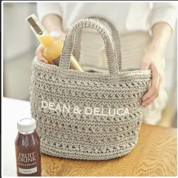 미사용 새상품 DEAN&DELUCA 바스켓백 S 그레이
