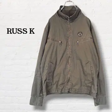 라스케이 RUSS-K 지퍼 자켓 블루종 [ L ] 카키