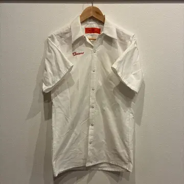 아메카지 워크 셔츠 화이트 MADE IN USA