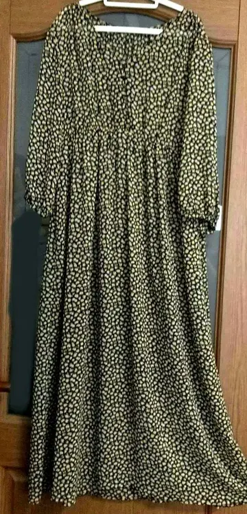 유나이티드 애로우즈 롱 원피스 꽃무늬 M