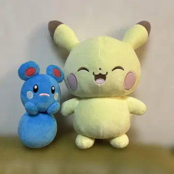 포켓피스 모후굿토 봉제 인형 피카츄 루리리