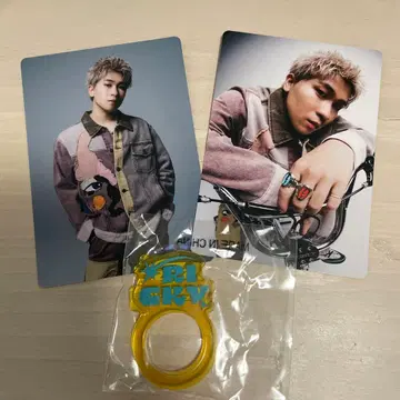 오쿠다 리키야 포토 카드 AB 세트 네임 반지