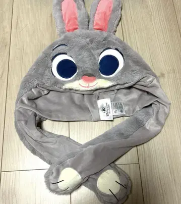 해외 상하이 디즈니 주토피아 주디 팬 캡 모자 봉제인형