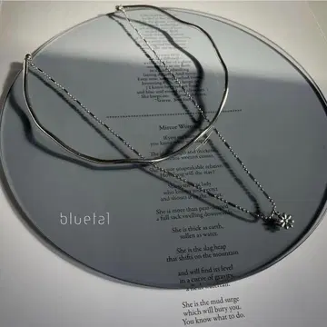 blueta1 블루타완 mini FL 초커 목걸이 실버