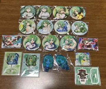 쓰르라미 울 적에 소노자키 시온 소노자키 미온 Web 복권 세트 캔뱃지