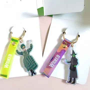 극단 사계 위키드 엘파바 에메랄드 시티 아크릴 키링 WICKED