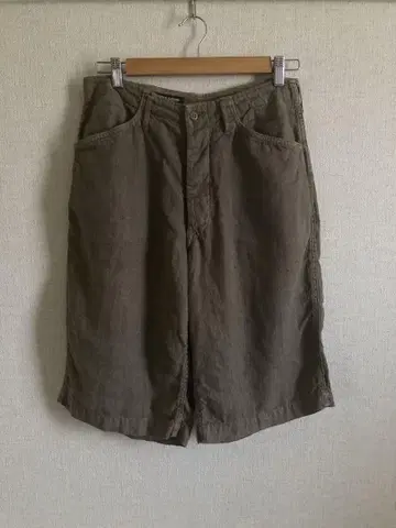 90~00년대 hidehiko yamane evisu 린넨 하프 팬츠