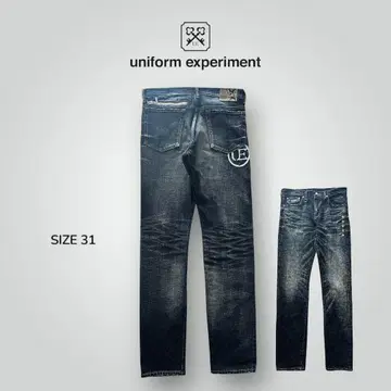 uniform experiment 스트레이트 데님 사이즈 31