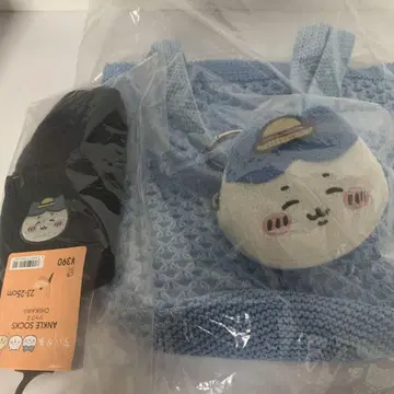 치이카와 gu 하치와레 토트백 양말 세트