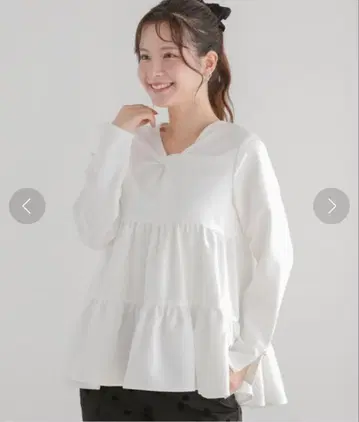 트위스트 디자인 티어드 상의 핏모어
