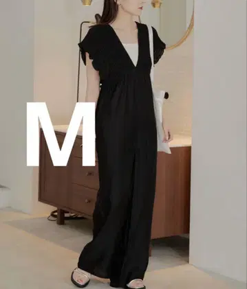 블랙 M 사이즈 올인원 카스타네