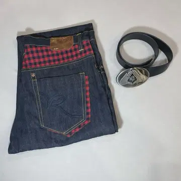 ROCA WEAR 데님과 벨트 세트