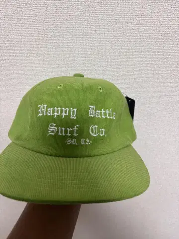 Happy Battle Surf Co. 그린 캡