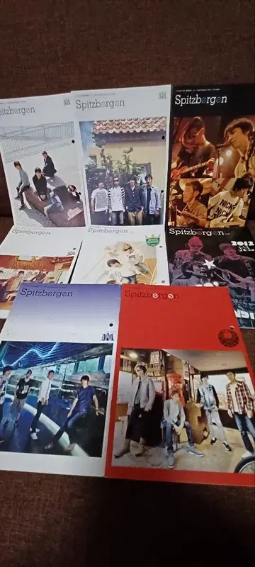 스핏츠 팬클럽 스핏츠베르겐 뉴스레터 7권 세트