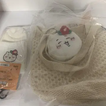 치이카와 x GU 파우치 세트 백 양말 세트