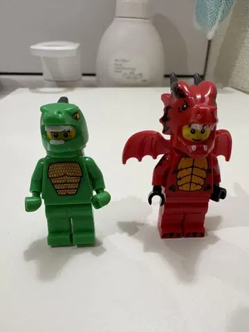 LEGO 미니 피규어 도마뱀 남자 드래곤 가이 2체 묶음 판매