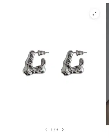 Jent Louis Silver Drop pierce 양쪽 귀
